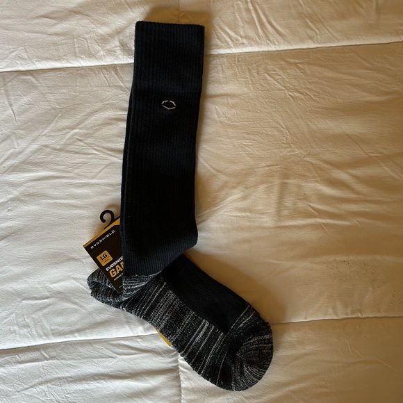 NWT- EVOSHIELD Baseball GAME SOCKS. Dark blue/ Navy. Size LARGE. - Picture 6 of 8